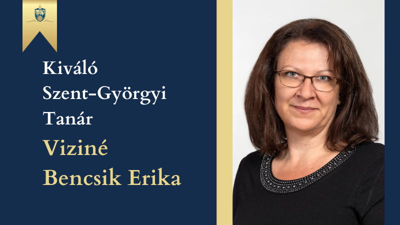Kivalo-Szent-Gyorgyi-Tanar-dij-Vizine-Bencsik-Erika